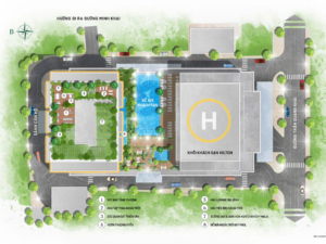 Mặt bằng tiện ích chung cư Hilton Hải Phòng BRG Legend